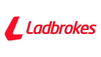 Red Ladbrokes logo with stylized L on a white background.