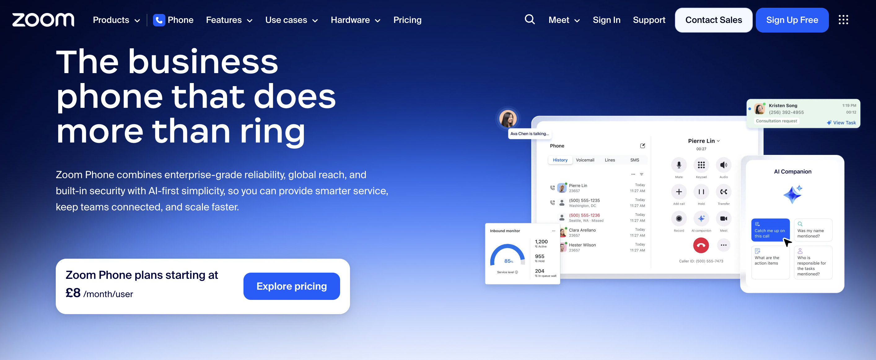 best cloud pbx - zoom phone